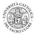 Universit Cattolica del Sacro Cuore-MI